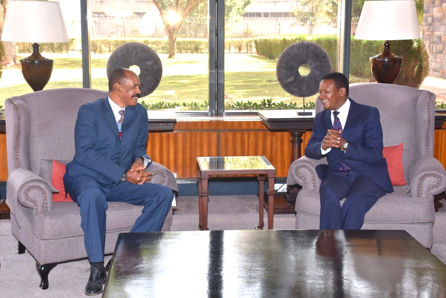 Eritrea’s president pays a rare visit to Kenya.