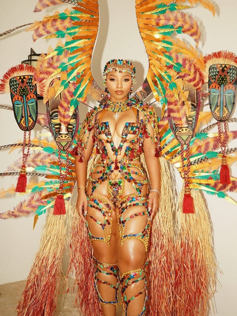 Chlöe Bailey Looked Like the Ultimate Carnival Goddess in Saint Lucia | See Photos