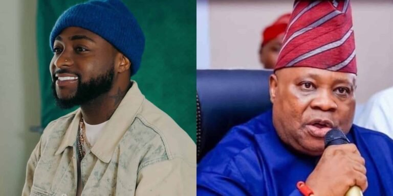 Davido Hints At Gov Adeleke’s Defection To APC In New Track, ‘From Umbrella To Broom’