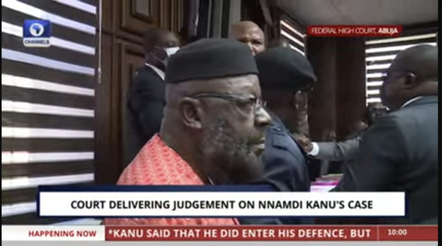 Tension in Court as Judge Orders Security to Remove Nnamdi Kanu
